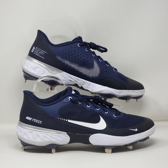 Nike Alpha Huarache Elite 3 Low Baseball Cleats Blue CK0746-401 Men'Sz Multi New - Picture 2 of 10